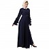 Umbrella abaya with bell sleeves- Navy Blue Umbrella abaya with bell sleeves- Navy Blue